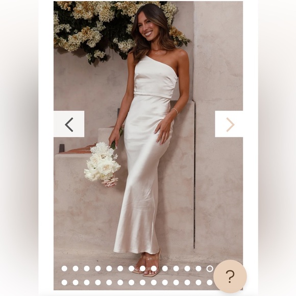 Billy J Margo champagne colored dress - Picture 2 of 4